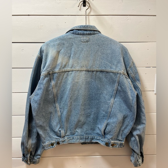 BZJ Blue Denim Jacket Size L Vintage unisex - Picture 6 of 10